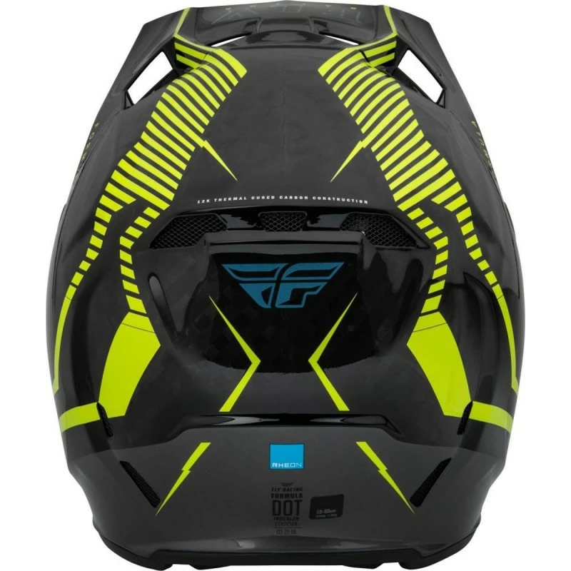 CASQUE FLY FORMULA CARBONE TRACER JAUNE FLUO/NOIR 2023 4 CASQUE FLY FORMULA CARBONE TRACER JAUNE FLUO/NOIR 2023 – Image 2