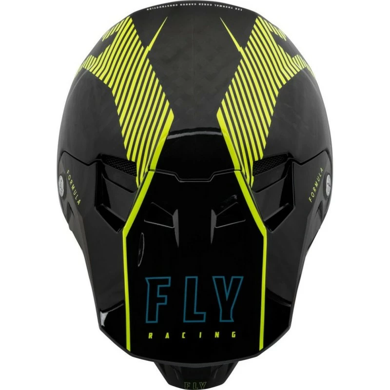 CASQUE FLY FORMULA CARBONE TRACER JAUNE FLUO/NOIR 2023 5 CASQUE FLY FORMULA CARBONE TRACER JAUNE FLUO/NOIR 2023 – Image 3