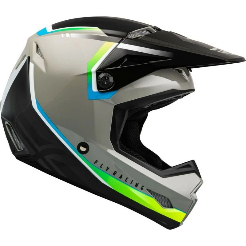 CASQUE FLY KINETIC VISION GRIS/NOIR 2023 3 CASQUE FLY KINETIC VISION GRIS/NOIR 2023