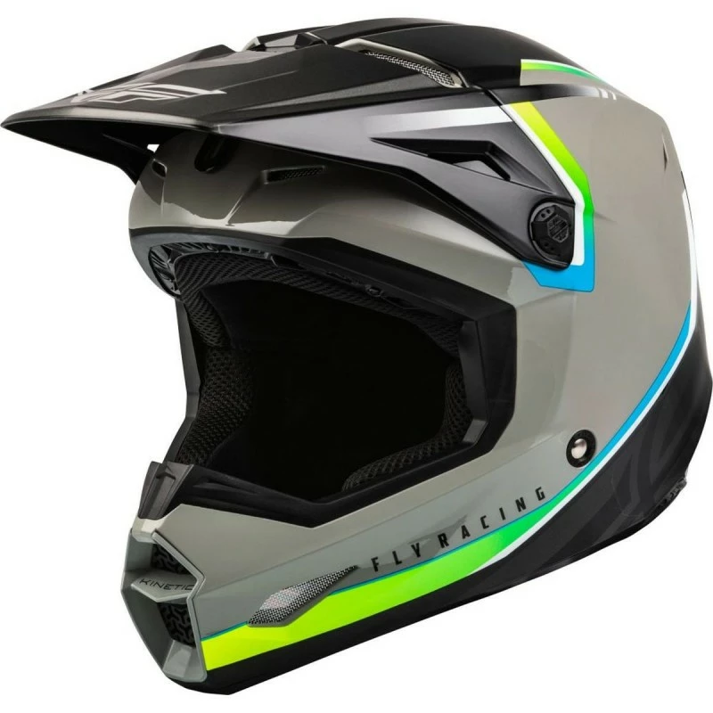 CASQUE FLY KINETIC VISION GRIS/NOIR KID 2023 6 CASQUE FLY KINETIC VISION GRIS/NOIR KID 2023 – Image 4