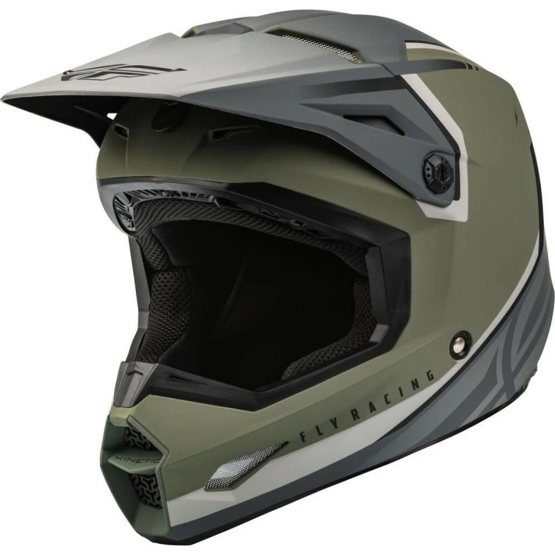 CASQUE FLY KINETIC VISION VERT OLIVE MAT/GRIS 2023 6 CASQUE FLY KINETIC VISION VERT OLIVE MAT/GRIS 2023 – Image 4