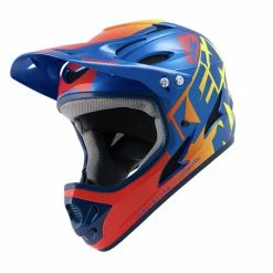 CASQUE KENNY DOWN HILL 2022 GRAPHIC CANDY BLUE -Vélos Soldes Boutique casque kenny down hill 2022 graphic candy blue 3