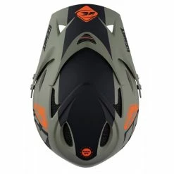 CASQUE KENNY DOWN HILL 2022 GRAPHIC DARK GREEN -Vélos Soldes Boutique casque kenny down hill 2022 graphic dark green 2