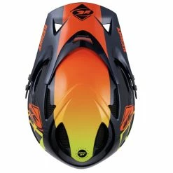 CASQUE KENNY DOWN HILL 2022 GRAPHIC ORANGE -Vélos Soldes Boutique casque kenny down hill 2022 graphic orange 2
