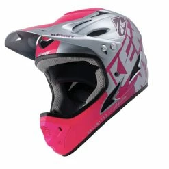 CASQUE KENNY DOWN HILL 2022 GRAPHIC PINK -Vélos Soldes Boutique casque kenny down hill 2022 graphic pink 7