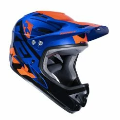 CASQUE KENNY DOWN HILL GRAPHIC BLUE 2023 -Vélos Soldes Boutique casque kenny down hill graphic blue 2023 3