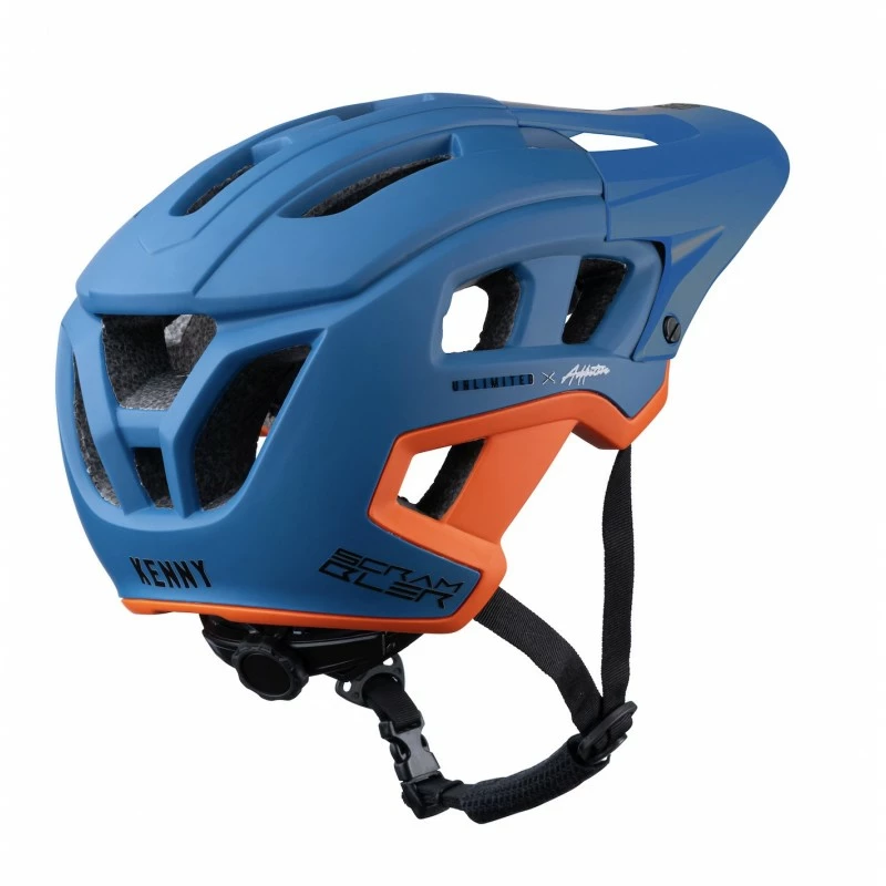 CASQUE KENNY SCRAMBLER BLUE ORANGE 4 CASQUE KENNY SCRAMBLER BLUE ORANGE – Image 2