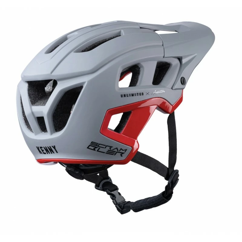 CASQUE KENNY SCRAMBLER GREY/RED 4 CASQUE KENNY SCRAMBLER GREY/RED – Image 2
