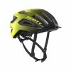 CASQUE SCOTT ARX Plus (CE) 2022 Radium Yellow -Vélos Soldes Boutique casque scott arx plus ce 2022 radium yellow