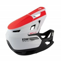 CASQUE SPLIT KENNY WHITE/RED 2022 7 CASQUE SPLIT KENNY WHITE/RED 2022 -Vélos Soldes Boutique casque split kenny whitered 2022 2