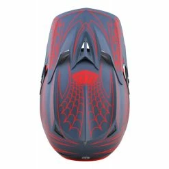 CASQUE TLD D3 FIBERLITE SPIDERSTRIPE GRAY/RED 2022 9 CASQUE TLD D3 FIBERLITE SPIDERSTRIPE GRAY/RED 2022 -Vélos Soldes Boutique casque tld d3 fiberlite spiderstripe grayred 2022 3