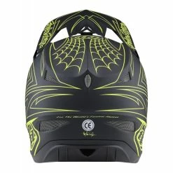 CASQUE TLD D3 FIBERLITE SPIDERSTRIPE GRAY/YELLOW 2022 7 CASQUE TLD D3 FIBERLITE SPIDERSTRIPE GRAY/YELLOW 2022 -Vélos Soldes Boutique casque tld d3 fiberlite spiderstripe grayyellow 2022 1