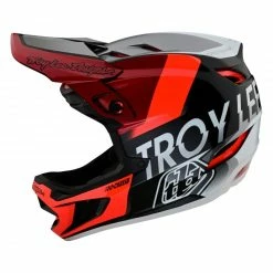 CASQUE TLD D4 COMPOSITE MIPS QUALIFIER SILVER / RED 2022 -Vélos Soldes Boutique casque tld d4 composite mips qualifier silver red 2022 3