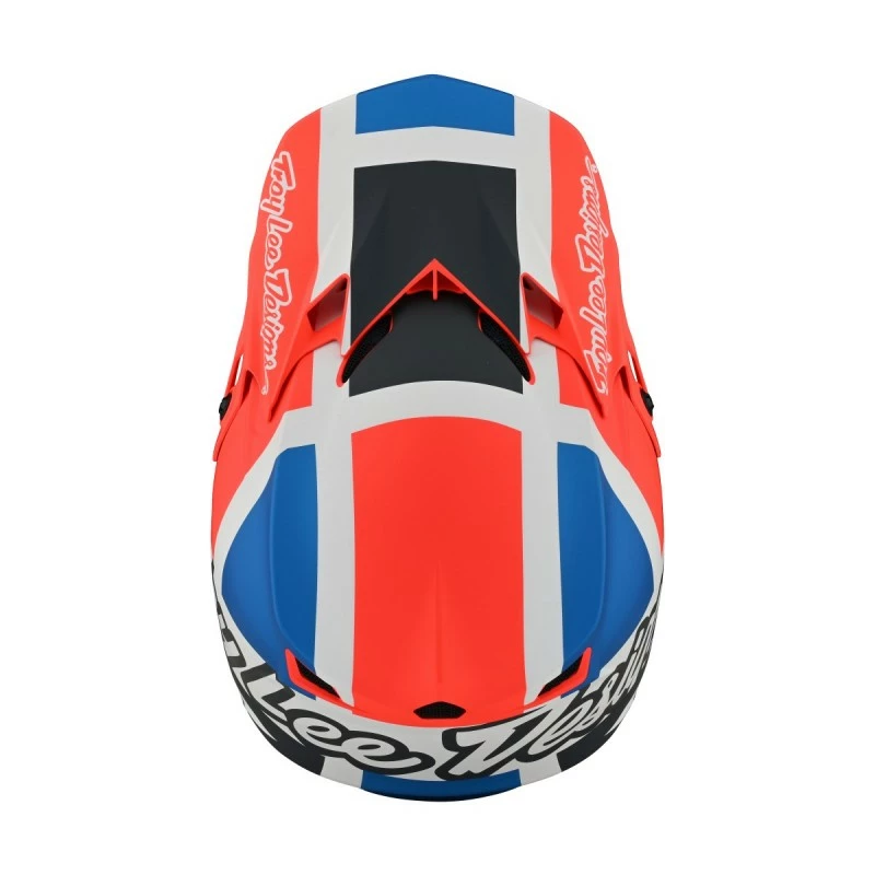 CASQUE TLD SE4 POLYACRYLITE QUATTRO ORANGE/BLUE 2022 6 CASQUE TLD SE4 POLYACRYLITE QUATTRO ORANGE/BLUE 2022 – Image 4