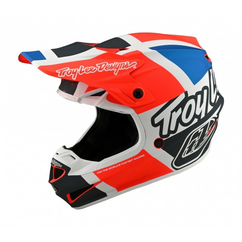 CASQUE TLD SE4 POLYACRYLITE QUATTRO ORANGE/BLUE 2022 3 CASQUE TLD SE4 POLYACRYLITE QUATTRO ORANGE/BLUE 2022