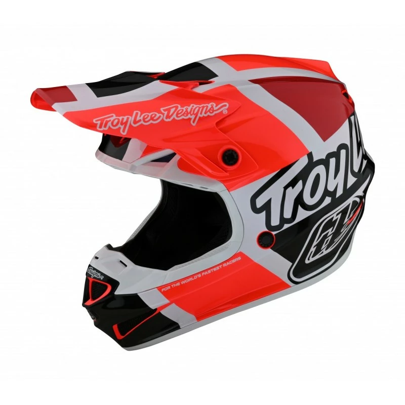 CASQUE TLD SE4 POLYACRYLITE QUATTRO RED/CHARCOAL 2022 3 CASQUE TLD SE4 POLYACRYLITE QUATTRO RED/CHARCOAL 2022