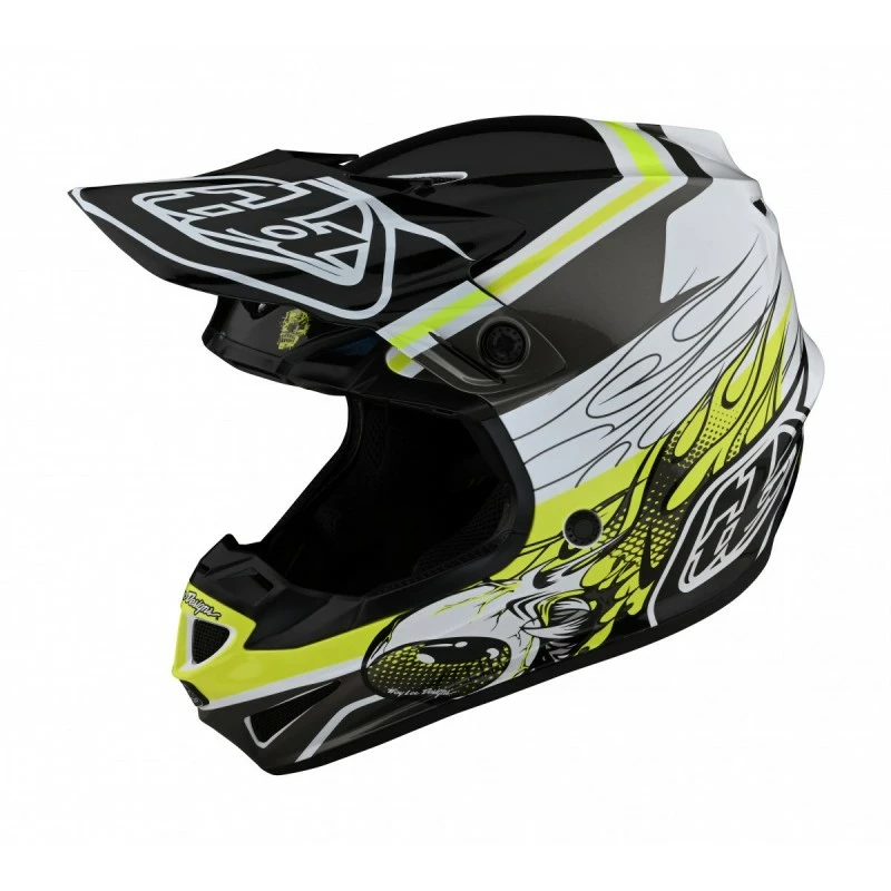 CASQUE TLD SE4 POLYACRYLITE SKOOLY BLACK/YELLOW 2022 3 CASQUE TLD SE4 POLYACRYLITE SKOOLY BLACK/YELLOW 2022