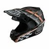 CASQUE TLD SE4 POLYACRYLITE WARPED BLACK/COPPER 2022 -Vélos Soldes Boutique casque tld se4 polyacrylite warped blackcopper 2022