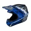 CASQUE TLD SE4 POLYACRYLITE WARPED BLUE 2022 -Vélos Soldes Boutique casque tld se4 polyacrylite warped blue 2022
