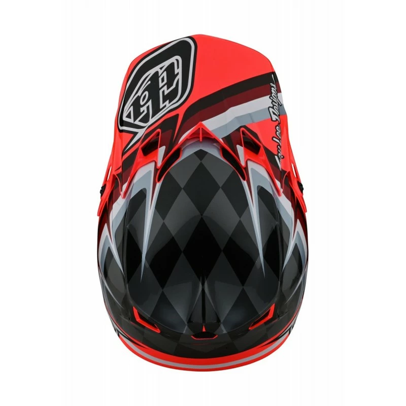 CASQUE TLD SE4 POLYACRYLITE WARPED GLO RED 2022 6 CASQUE TLD SE4 POLYACRYLITE WARPED GLO RED 2022 – Image 4