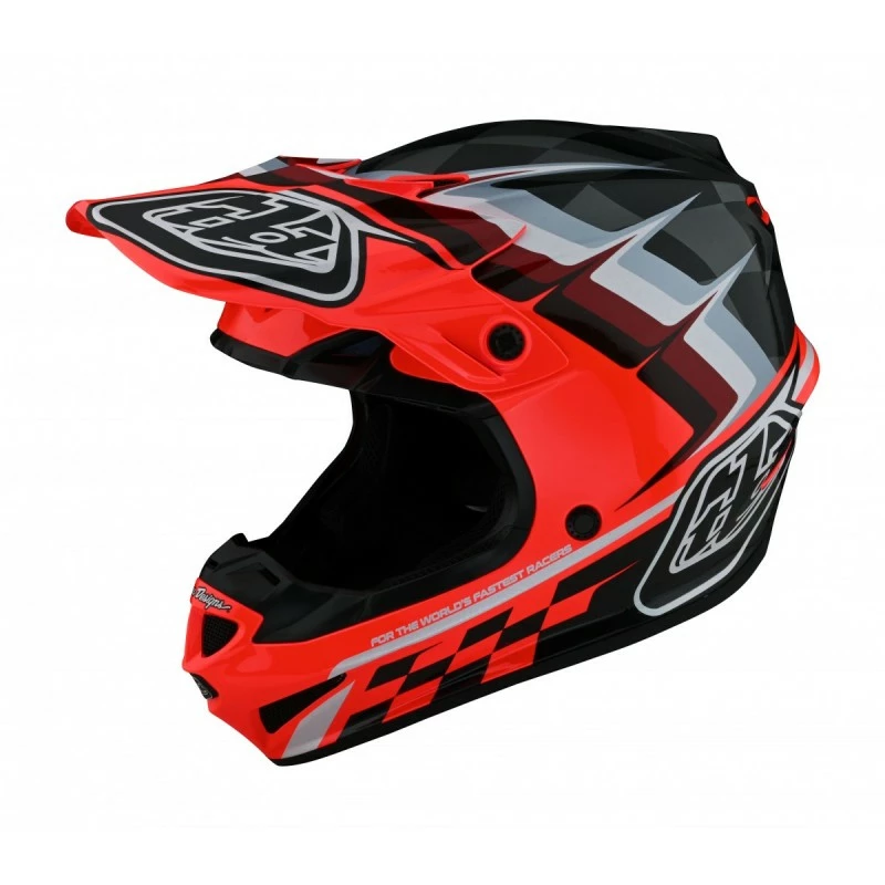 CASQUE TLD SE4 POLYACRYLITE WARPED GLO RED 2022 3 CASQUE TLD SE4 POLYACRYLITE WARPED GLO RED 2022