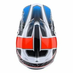 CASQUE TLD SE5 COMPOSITE TEAM ORANGE/BLUE 2022 -Vélos Soldes Boutique casque tld se5 composite team orangeblue 2022 3