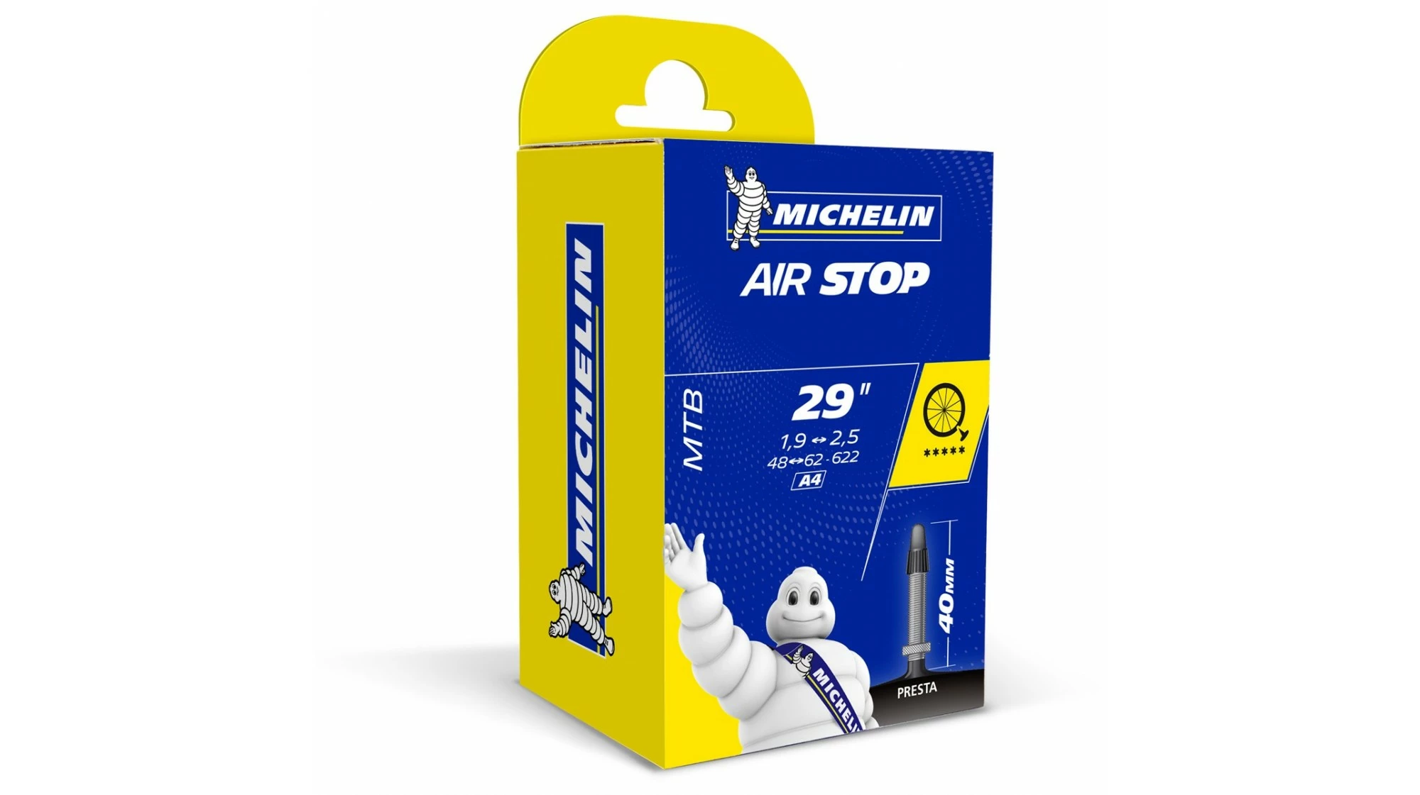 CHAMBRE A AIR 29 X 1.90/2.50 MICHELIN PRESTA 40MM 3 CHAMBRE A AIR 29 X 1.90/2.50 MICHELIN PRESTA 40MM