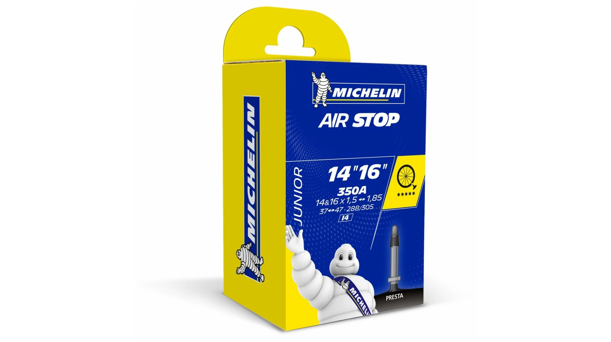 CHAMBRE A AIR 350 14/16 X1.75 MICHELIN PRESTA 3 CHAMBRE A AIR 350 14/16 X1.75 MICHELIN PRESTA