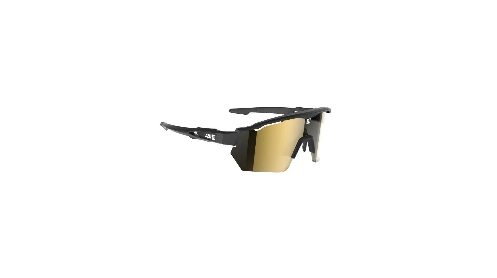 LUNETTES AZR RACE RX NOIRE MATT/ECRAN GOLD 3 LUNETTES AZR RACE RX NOIRE MATT/ECRAN GOLD