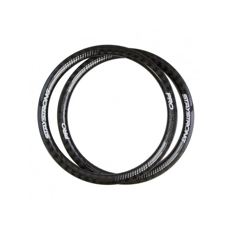 PAIRE DE JANTE CARBONE STAY STRONG 12K - 20 X 1-3/8 3 PAIRE DE JANTE CARBONE STAY STRONG 12K - 20 X 1-3/8