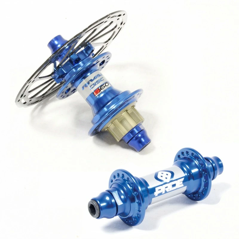 PAIRE DE MOYEUX PRIDE RIVAL PRO DISC 36H BLUE 3 PAIRE DE MOYEUX PRIDE RIVAL PRO DISC 36H BLUE