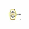 PAIRE DE PÉDALES AUTOMATIQUES HT T2 SX BMX GOLD 2 PAIRE DE PÉDALES AUTOMATIQUES HT T2 SX BMX GOLD -Vélos Soldes Boutique paire de pedales automatiques ht t2 sx bmx gold