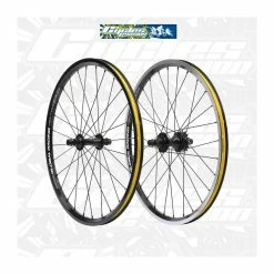 Paire De Roues GLOBAL RACING VECTOR X 20x1-3/8" Rouge