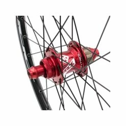PAIRE DE ROUES PRIDE CONTROL EXP DISC 28H - RED -Vélos Soldes Boutique paire de roues pride control exp disc 28h red 1 4
