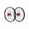 PAIRE DE ROUES PRIDE CONTROL PRO 36H - RED -Vélos Soldes Boutique paire de roues pride control pro 36h red