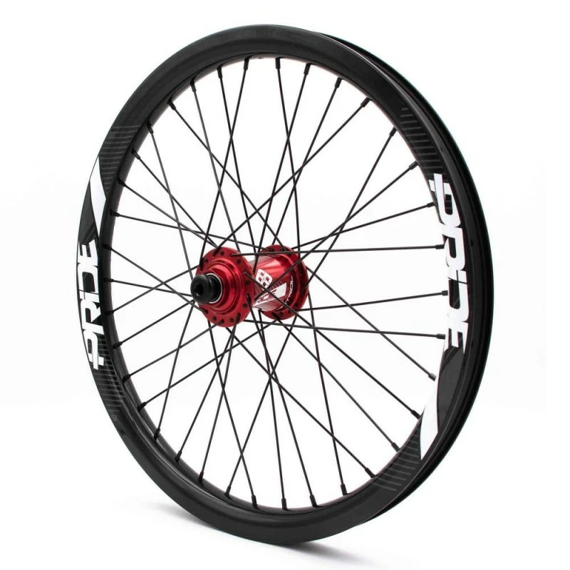 PAIRE DE ROUES PRIDE GRAVITY PRO AERO UD GLOSS DISC - MOYEUX ROUGE 4 PAIRE DE ROUES PRIDE GRAVITY PRO AERO UD GLOSS DISC - MOYEUX ROUGE – Image 2