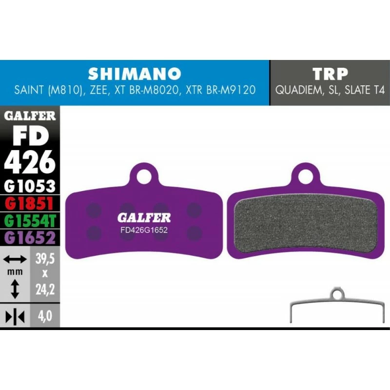 PLAQ DE FREIN SHIMANO SAINT 810 ZEE NOIR STANDARD 3 PLAQ DE FREIN SHIMANO SAINT 810 ZEE NOIR STANDARD