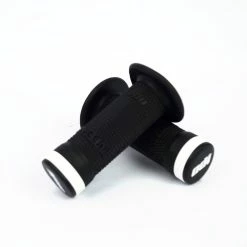 POIGNEES ODI BMX RUFFIAN FLANGE LOCK ON 100 MM WHITE